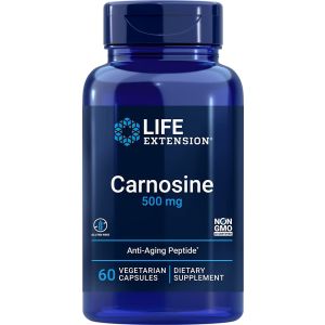 Carnosine 500mg 60 Caps Anti Aging Supplement bottle