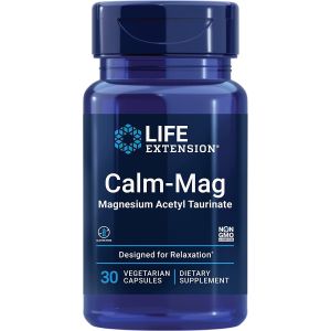 Calm-Mag Magnesium Acetyl Taurinate Life Extension bottle