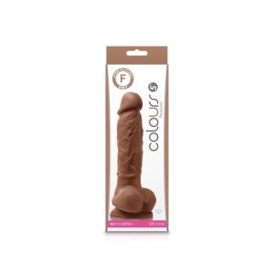 Colours Pleasures 5" Dildo Brown NSN-0405-12
