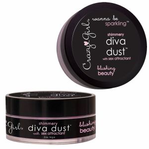 Crazy Girl Wanna Be Sparkling Diva Dust With Sex Attraction Blushing Beauty .5 Oz