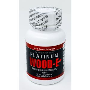 Platinum Wood-E 1250 Male Sexual Pill 12 Pills Bottle
