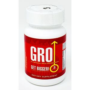 GRO Get Bigger 3 Pill Bottle 