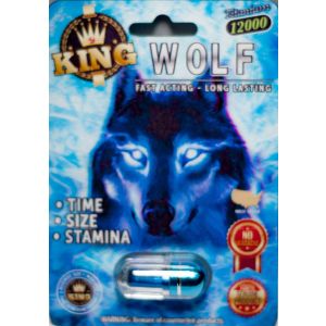 King Wolf 12000 Male Enhancement Pill 3D Package 