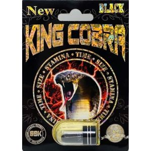 King Cobra Black 69K Male Enhancement for Men Pills