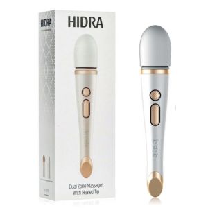 Hidra Dual Motor Body Massager Wand Charcoal White Gold