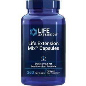 Mix 360 Capsules Veggies Blend High Potency Vitamin Life Extension bottle