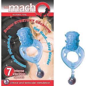 Mach Ecstasy Vibration Ring 7 Speeds Clitorlal&Tesiticular Stimulation