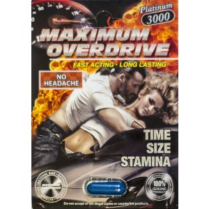 Maximum Overdrive Platinum 3000 Male Enhancer Pill
