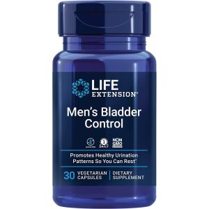 Men's Bladder Control Gluten Free 30 Vegetarian Caps Life Extension bottle