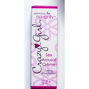 Crazy Girl Naughty Sex Arousal Cream 0.5 Oz (15 ml)