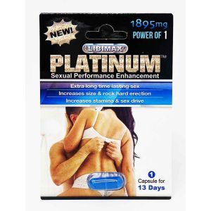 New Platinum 1895mg 13 Days Male Enhancement 1 Pill front