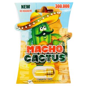 New Macho Cactus 300000 Gold Pill Male Sexual Enhancement 