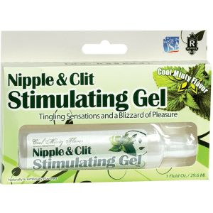 Nipple & Clit Stimulating Gel Cool Minty Flavor 1 Oz