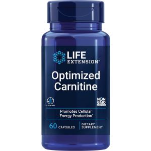 Nervous System Health Optimized Carnitine 60 Caps Life Extension bottle