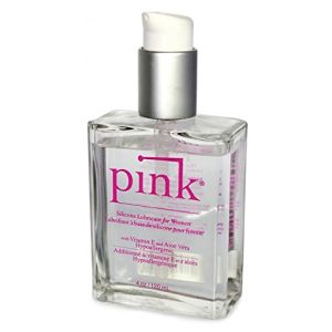 Pink Silicone Lubricant For Women With Vitamin E & Aloe Vera 4 Oz 