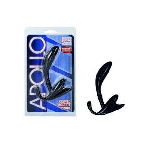 Apollo Curved Prostate Probe Black Cal Exotic Novelties