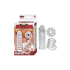 Cock Kit Sleeve Penis and Ring Clear RAM