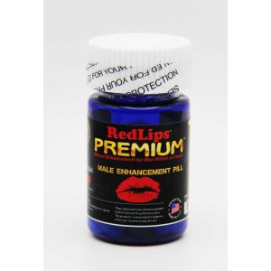 Red Lips Premium 1250mg Male Enhancement 6 Pills Bottle