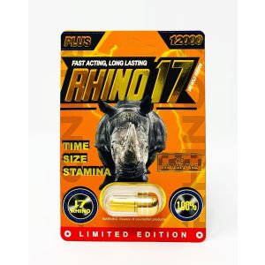 Rhino 17 Plus 12000 Gold Pill Male Enhancement 
