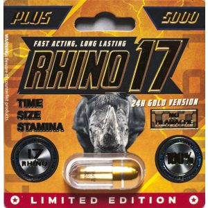 Rhino 17 Plus 5000 Gold Pill Male Enhancement
