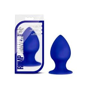 Luxe Rump Rimmer Small Indigo Silicone Butt Plug 