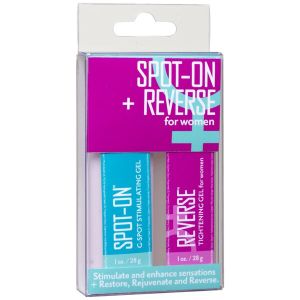 Spot On + Reverse Cream for Women 2oz Double Pack