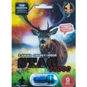 Stag 15000 Full Power Male Sexual Enhancer Pill For 9 Days