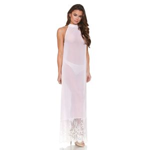 Layla Halter Neck Gown G-string Tease B486