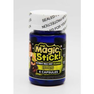 The Magic Stick 15000IU Male Vitality Capsules 6 Count