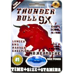 Thunder Bull 9X Triple Maximum Max Power Enhancement Pill for Men