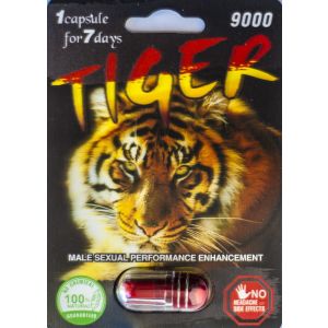 Tiger 9000 Genuine 7 Day Male Sexual Performance Enhancer 1 Pill 