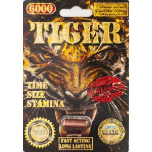 Tiger 6000 Genuine Male Sexual Enhancer Pill-1 (No Headache)