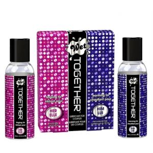 Wet Together Two 2 fl OZ Lubricant for Couples