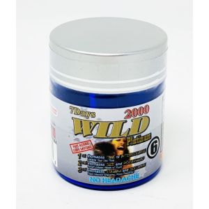 Wild Platinum 2000mg Triple Maximum Male Enhancer 6 Pill Bottle