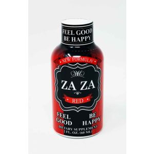 ZAZA Red Feel Good Be Happy 2 Fl. Oz Shot front