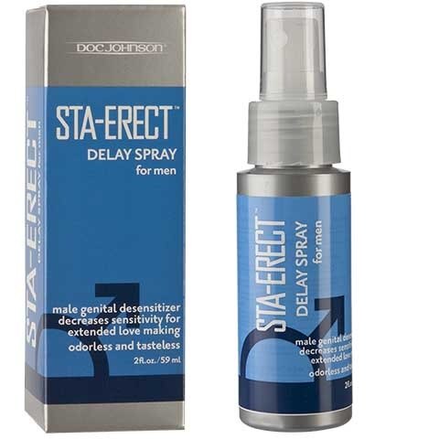 Doc Johnson Sta-Erect Stay Hard Delay Spray with 7.5% Lidocaine