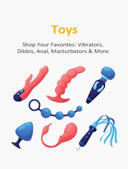 Diverse range of adult pleasure toys