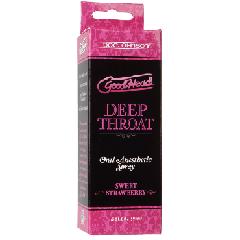 GoodHead Sweet Strawberry Deep Throat Oral Anesthetic Spray