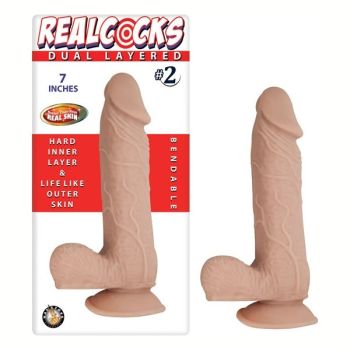 Realcocks Dual Layered 7 inch Dildo