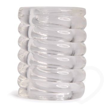 Titan Men Clear Tools Cock Cage Stretch to Fit Cock RIng Toy 