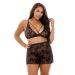 Kara Lace Bralette Skirt Curve P271