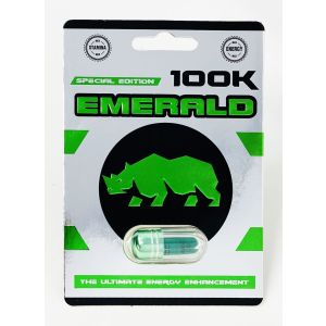 Emerald Rhino 100K Male Enhancement Pill Special Edition Green