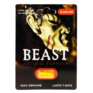 Beast 41000mg Natural Formula Gold Pill Male Enhancement 