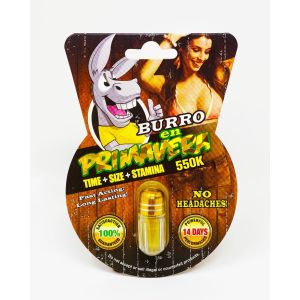 Burro 550K Gold Male Enhancement Capsules 