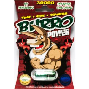 Burro Power 30000 Male Sexual Enhancer Green Pill