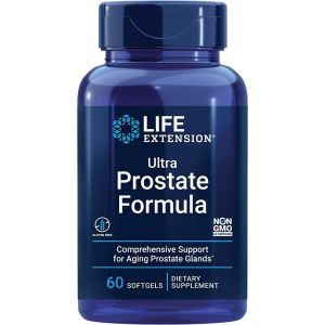 Ultra Prostate Formula 60 Softgel Comprehensive Support Life Extension bottle