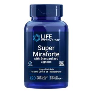 Super Miraforte Standardized Lignans 120 Veggie Caps Life Extension bottle